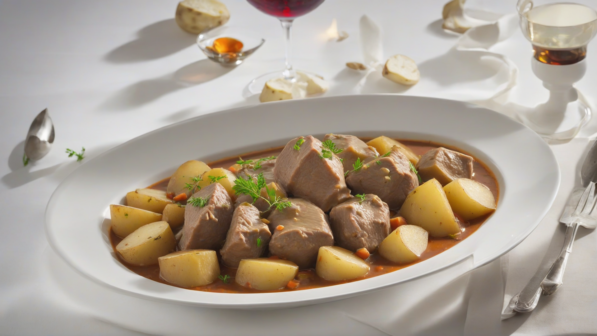 spezzatino vitello e patate